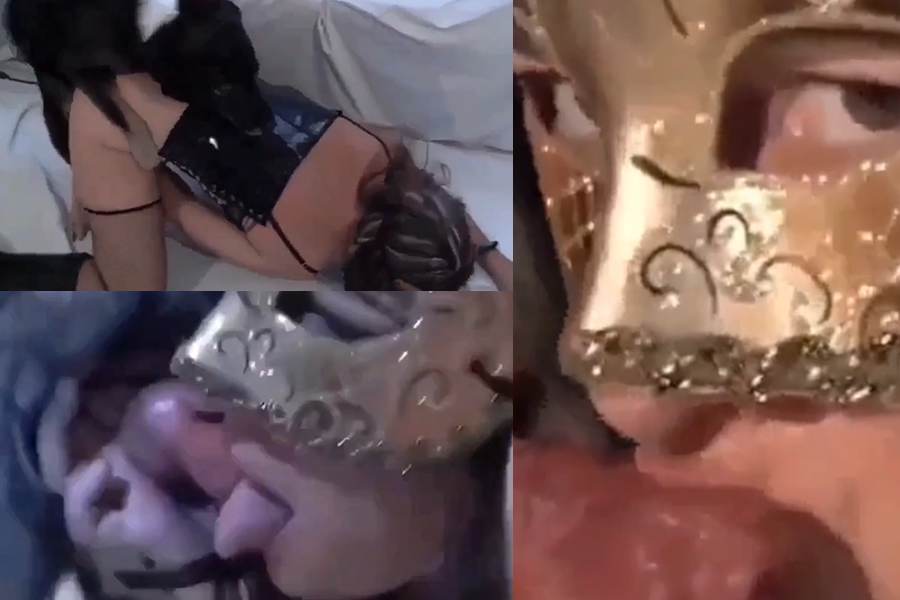 美女被狗舔爽了直接接干了起来