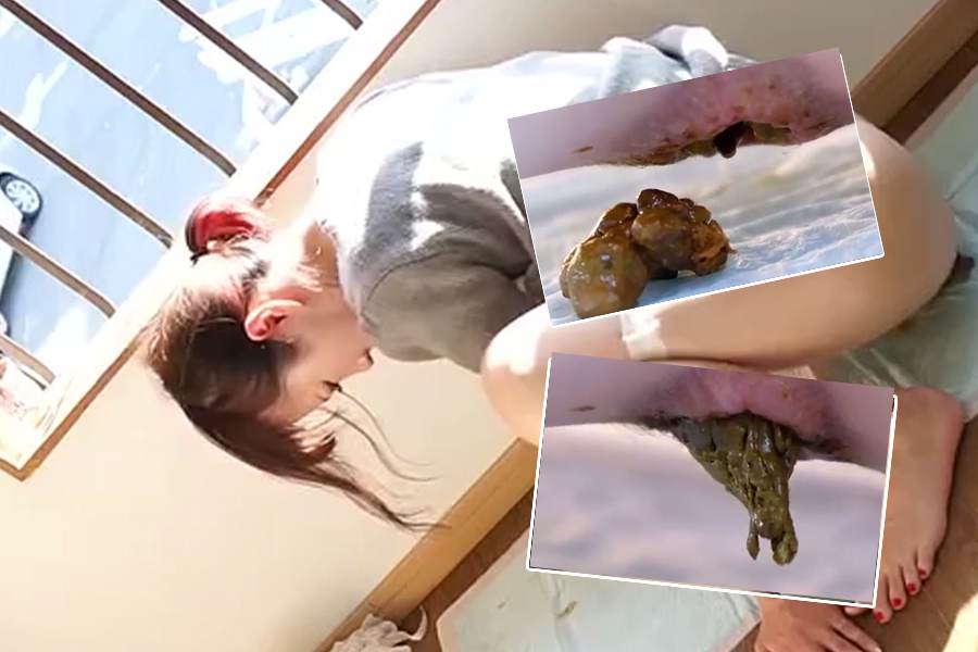 日本便秘女孩排便